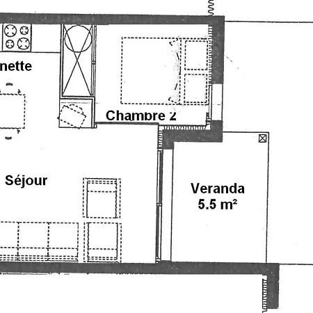 T3 A Montauban-de-luchon, 41m², Veranda, Jardin Sud 58m², Parking Securise - Fr-1-313-219 Apartment *